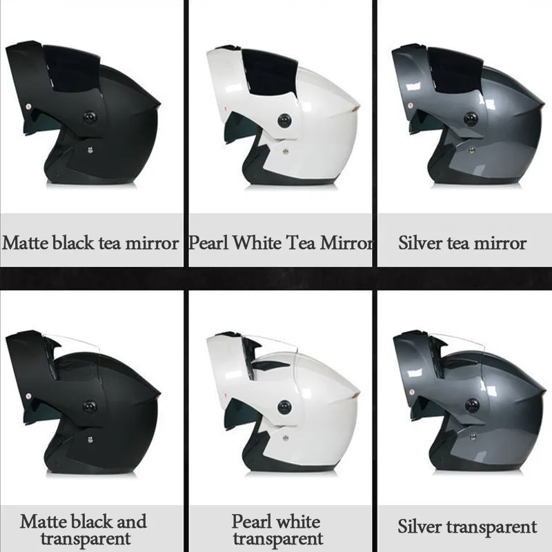 

Motorcycle Helmet Half Face ABS Motorbike Helmet Electric Safety Double Lens Helmet Moto Casque for Women/Men