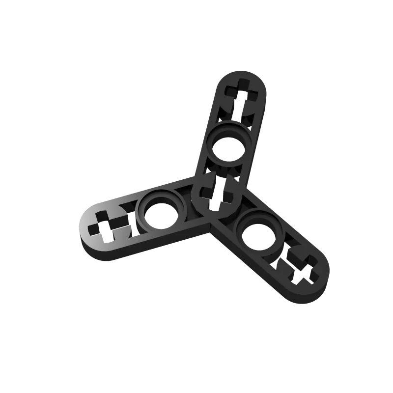 Высокотехнологичный лучевой ротор 3 Лопасти тонкий MOC DIY строительные блоки