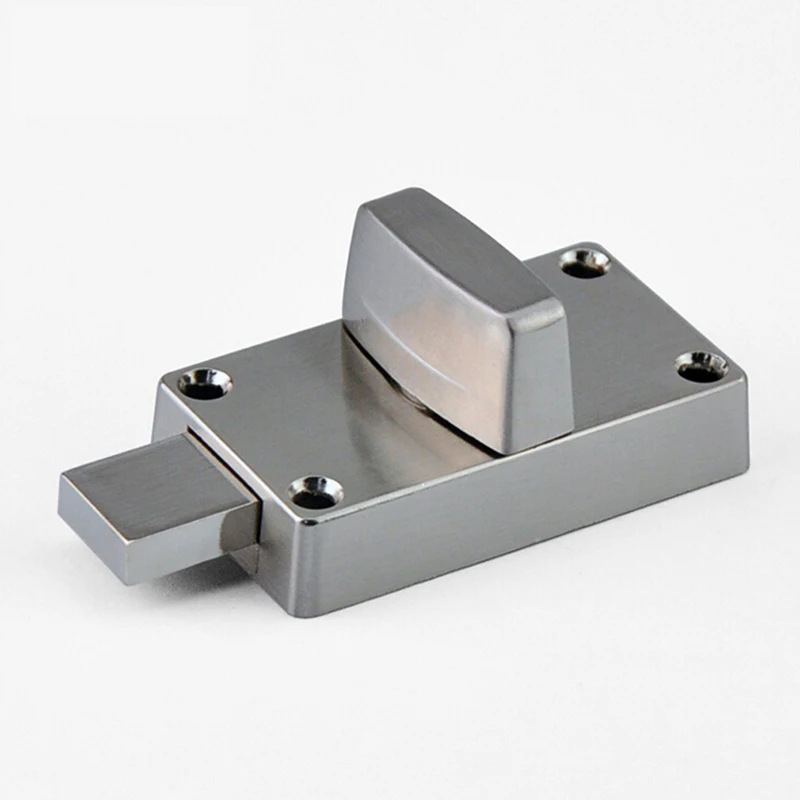 Замок дверной из нержавеющей стали для ванной комнаты с красным зеленым