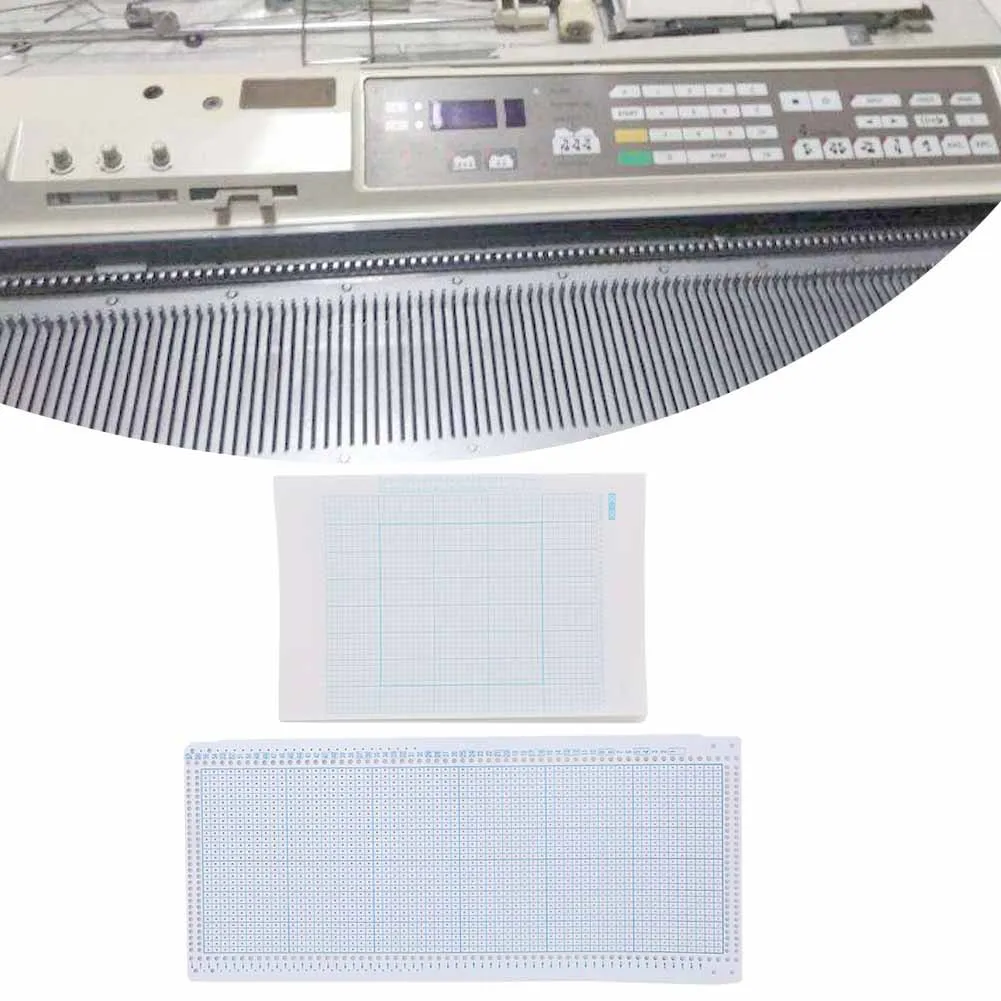 10Pcs 30‑pin Stitches Punch Card +10Pcs Grid Paper Nylon Knitting Machine Accessory For SK270 SK272 SK370 SK830 | Дом и сад
