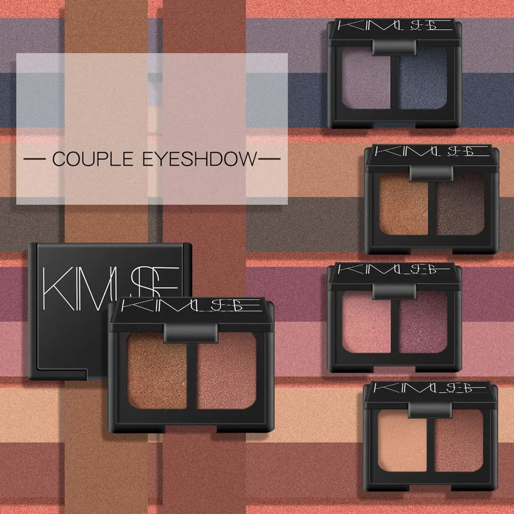 KIMUSE палитра теней для век матовый блеск макияж Shimmer Eyeshadow Kit