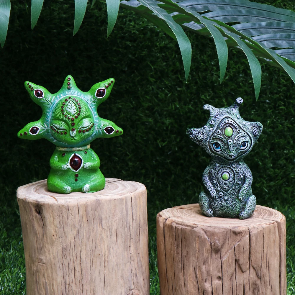 Забавные фигурки из смолы создаваемые вручную существа сказочного мира