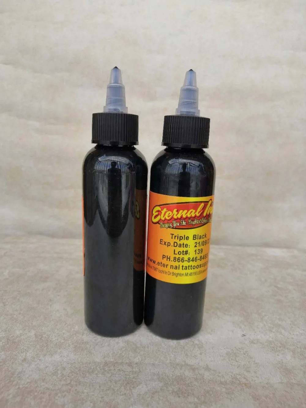 Профессиональные чернила для черных татуировок объемом 4 унции искусство тела 120