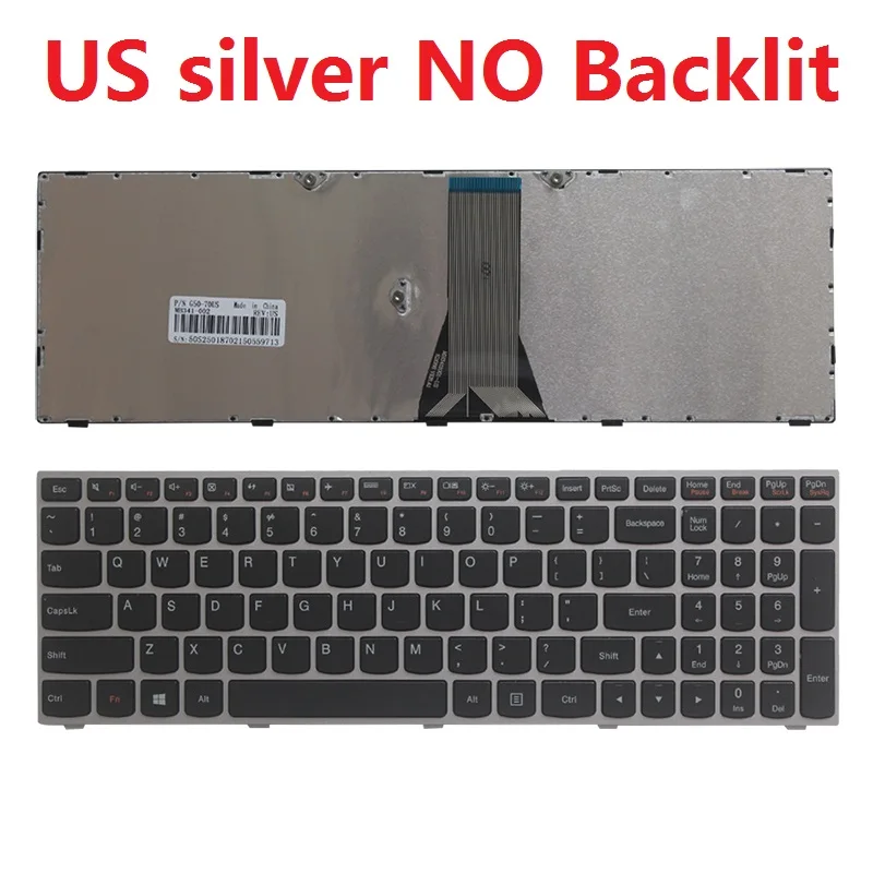 US/UK/SP/испанская клавиатура для LENOVO B70-80 E50-70 E50-80 B71-80 1D E51-80 25214755 PK1314K3A00 | Компьютеры и