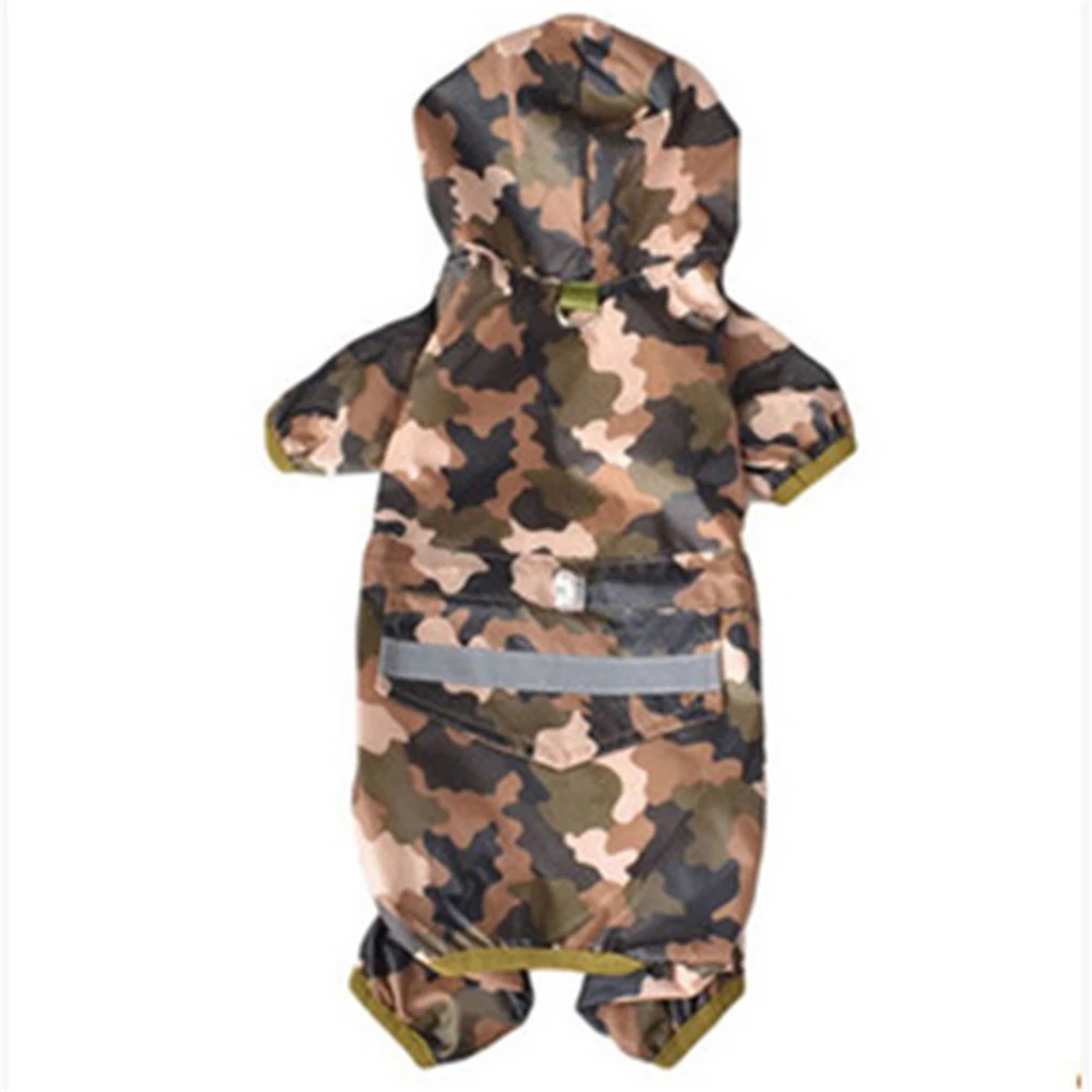 Уличный дождевик для собак водонепроницаемая одежда домашних животных