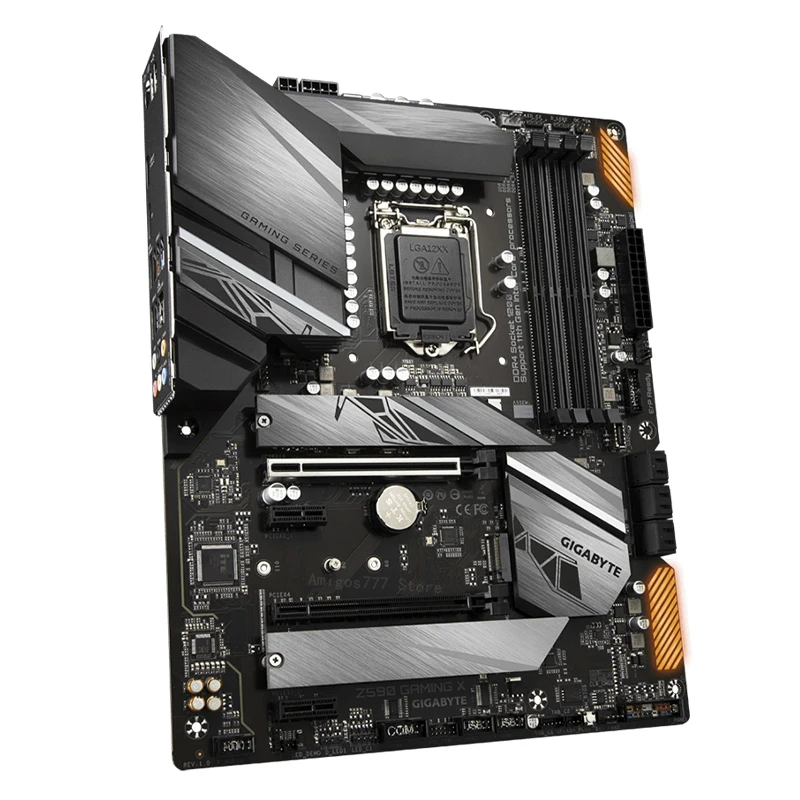 Preise LGA 1200 Gigabyte Z590 GAMING X Motherboard DDR4 128GB M.2 SSD Gaming ATX Unterstützung 10th/11th-Gen Cpu Intel Z590 Placa-Mãe 1200