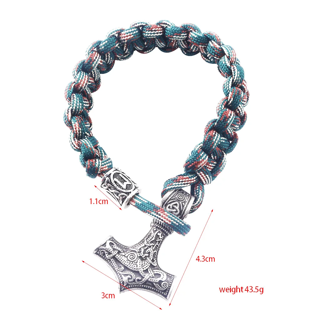 Ручной работы винтажный норвежский викинг Якорь Шарм Braceletes индийские ювелирные браслеты браслет манжета для женщин мужчин модные аксессуары