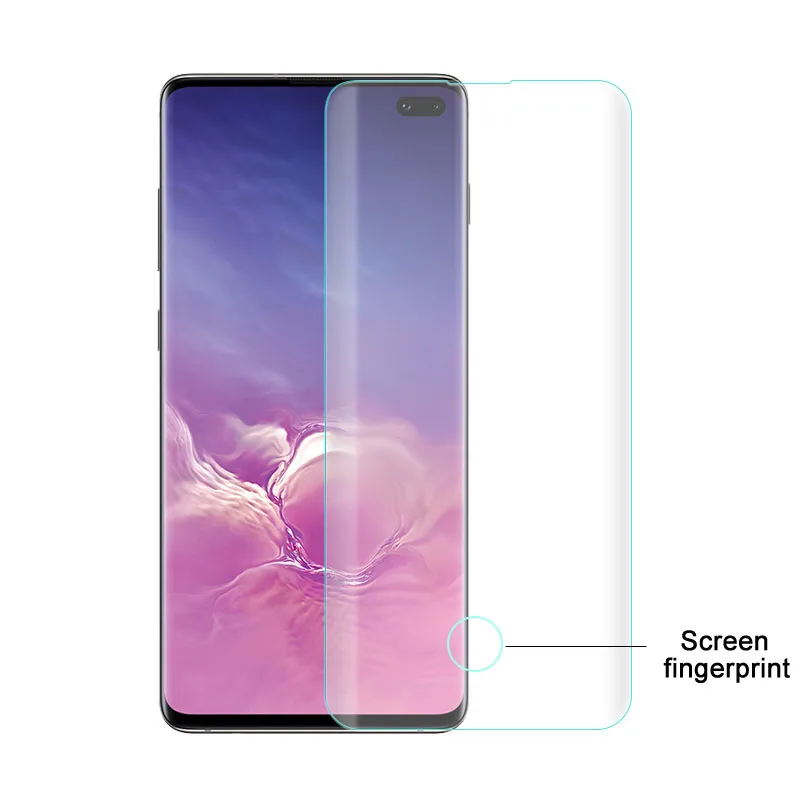 100D полный изогнутый экран закаленное стекло для samsung Galaxy S10E S10 Plus Note 10 S10+ Защитная пленка для экрана