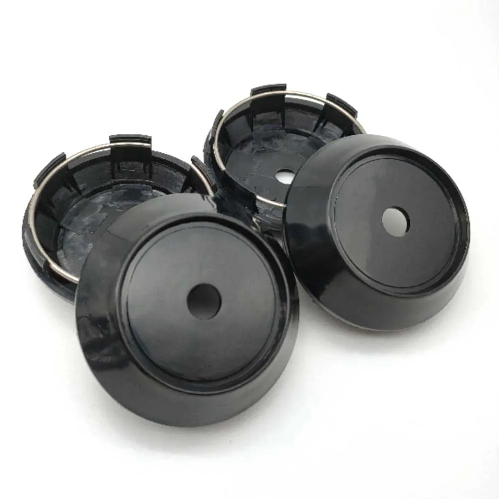 

4pcs Wheel Center Cap Accessories Accessory Black Center Hub Cover Hub Car