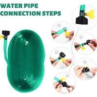 garden lawn watering pipe irrigation hoses trampoline sprinkler summer cooling with connecter