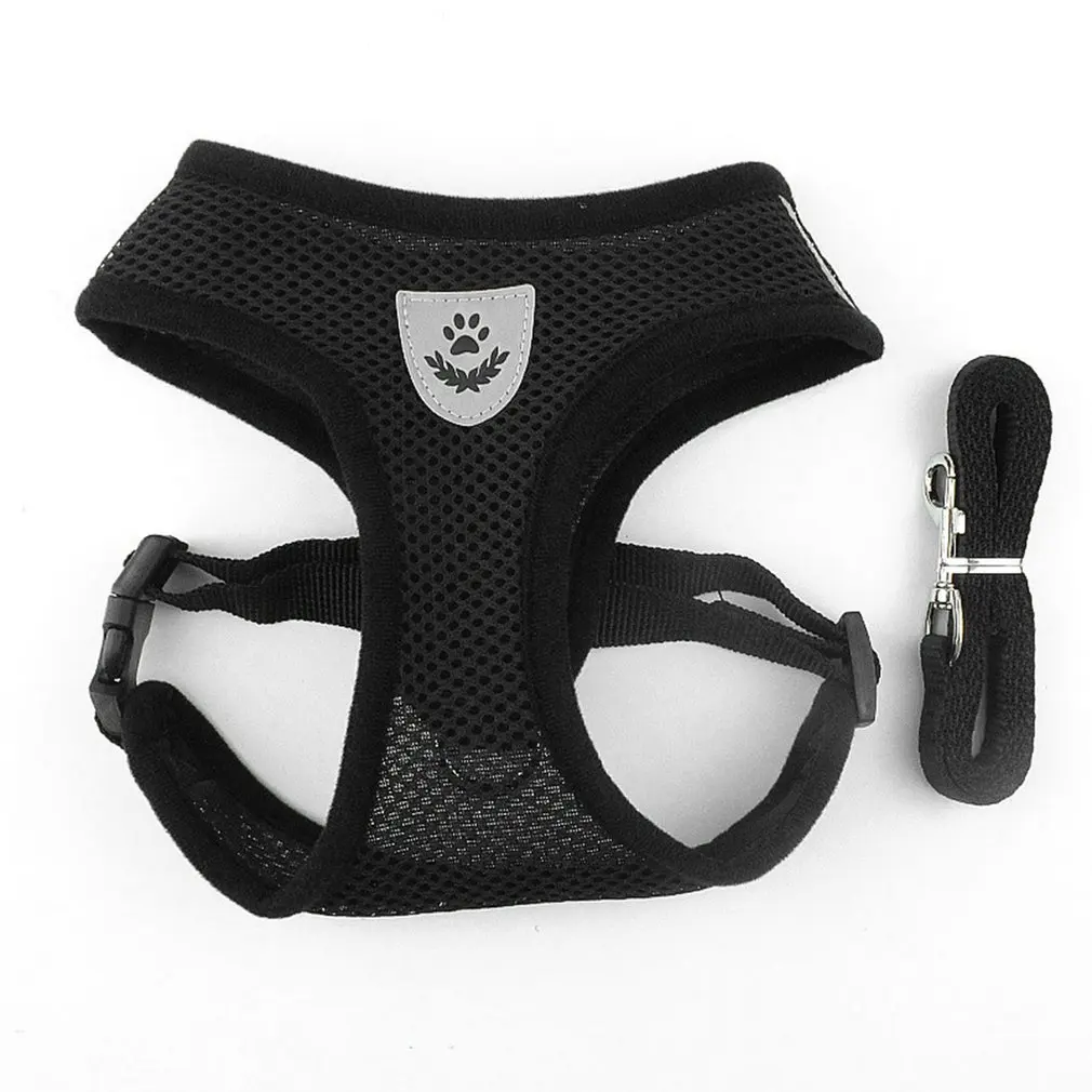 Регулируемый поводок для собак щенков жилет автомобиля бега маленький средний