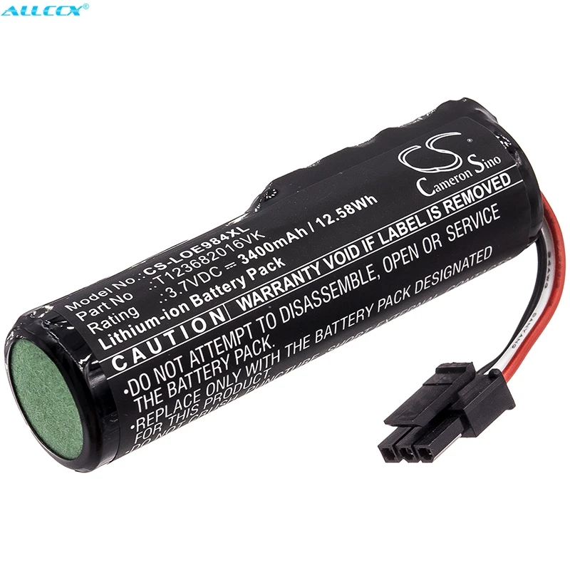 Аккумулятор Cameron Sino 3400mAh T123682016VK для Logitech 984 001405 S 00170 Ultimate Ears Boom 3|Цифровые