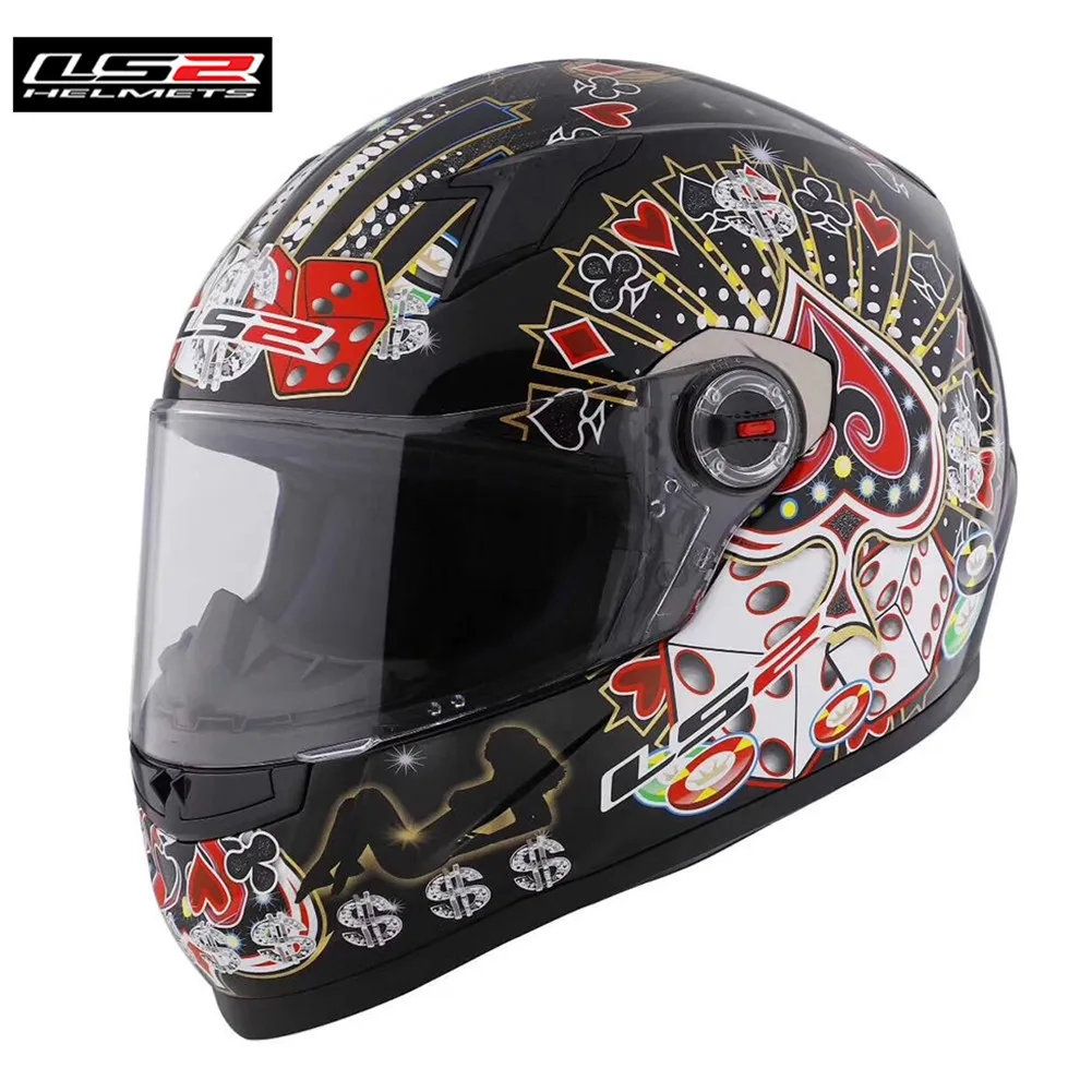 LS2 мотоциклетный шлем с полным покрытием классический для Suzuki FF358|Шлемы| |