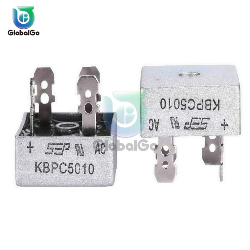2 шт./лот KBPC5010 диодный мост выпрямительный диод 50 А 1000 В KBPC 5010 силовой электронные