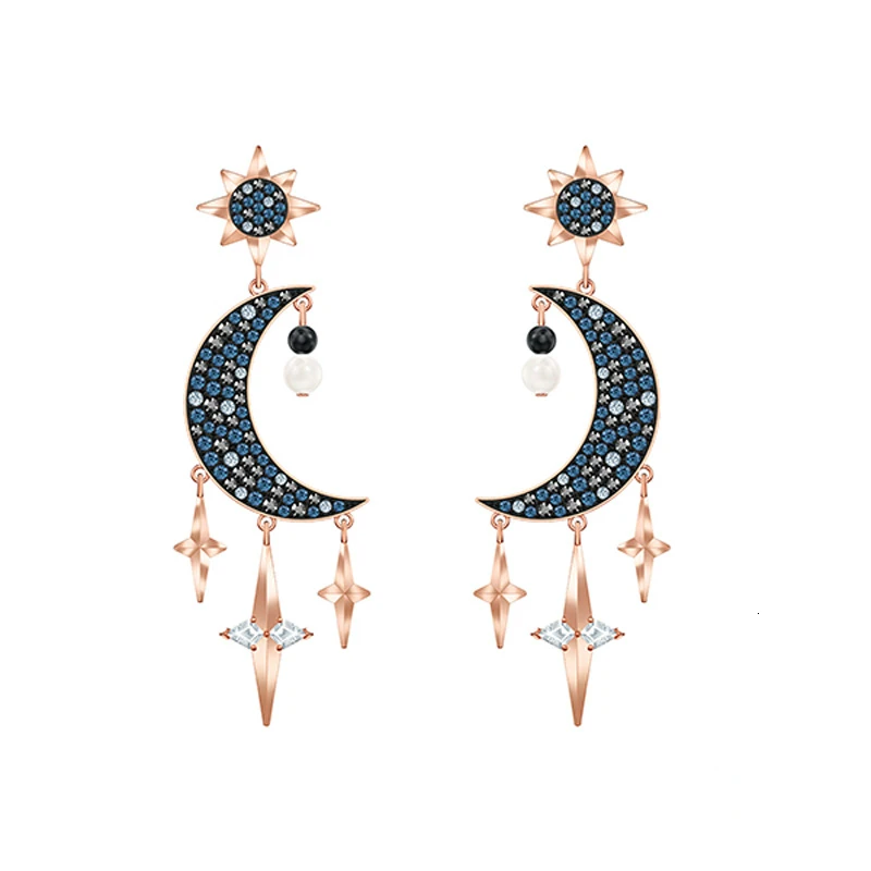 Набор женских корейских серег с изображением загадочной Луны | Украшения и