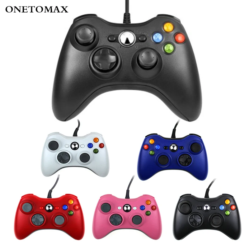 Геймпад Onetomax USB для XBOX 360 проводной игровой контроллер с двойной вибрацией