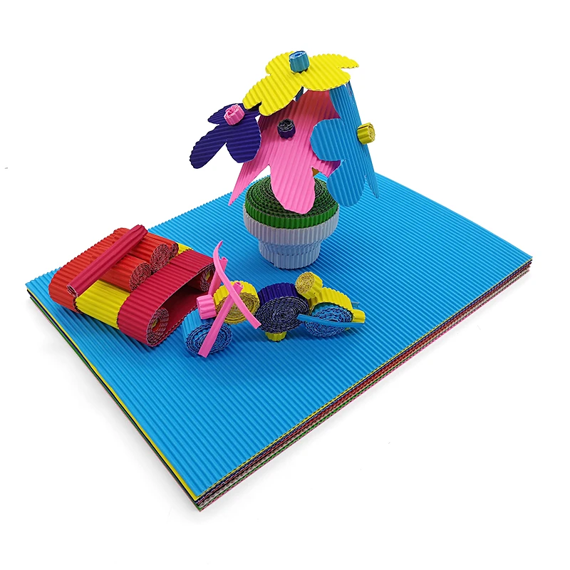 50*70 см чистая цветная гофрированная бумага Выдвижная Цветочная цветочные