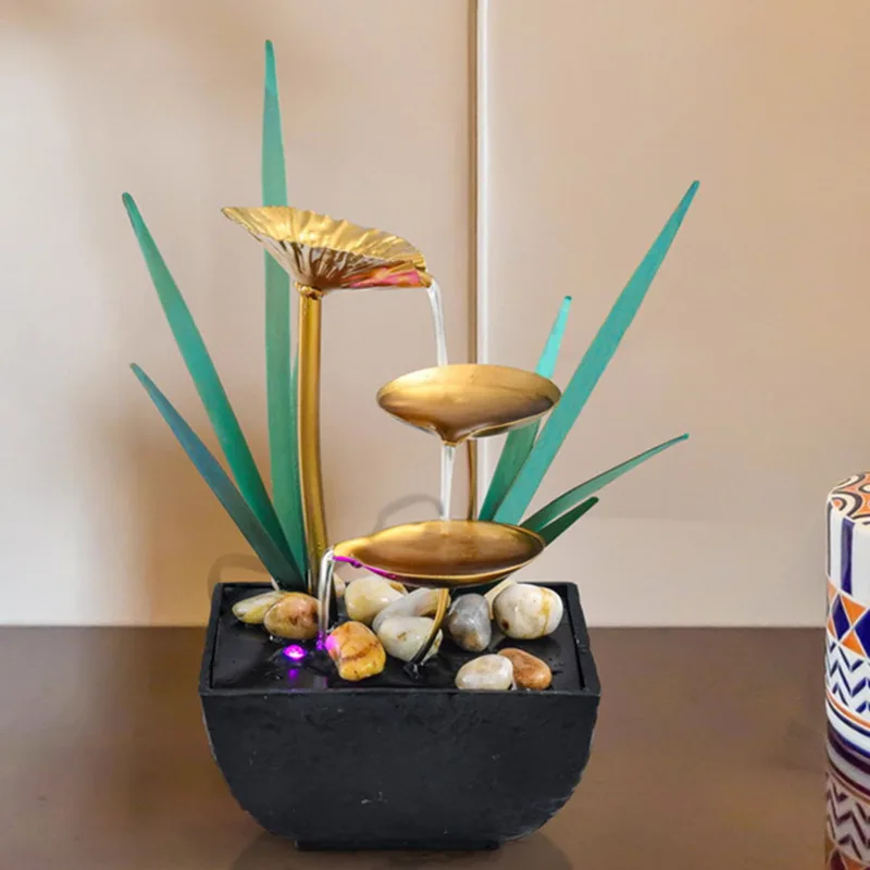 

Minimalist Water Fountain Home Decoration Flowing Water Waterfall Feng Shui Water Fountains Indoor Waterfall Fountain Tabletop