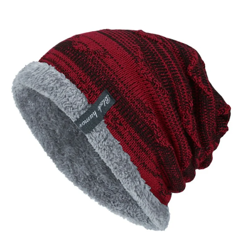 

Acrylic Enhance Thermal Sports Caps Knitted Wool Winter Camping Skiing Windproof Breathable Hat