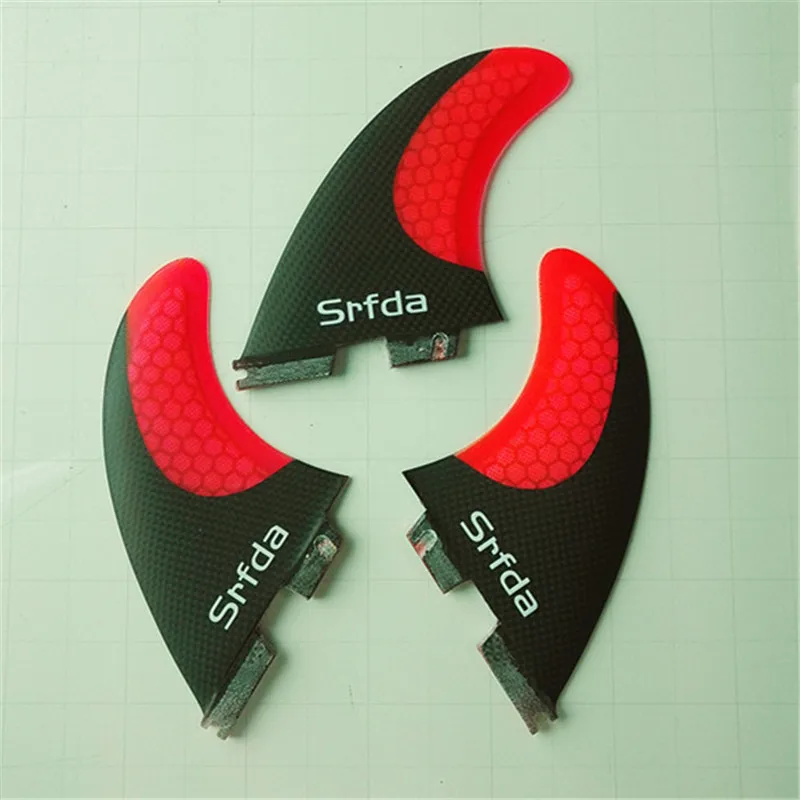 Srfda Бесплатная доставка плавники для серфинга набор THRUSTER BLUE FCS II G5 новый плавник