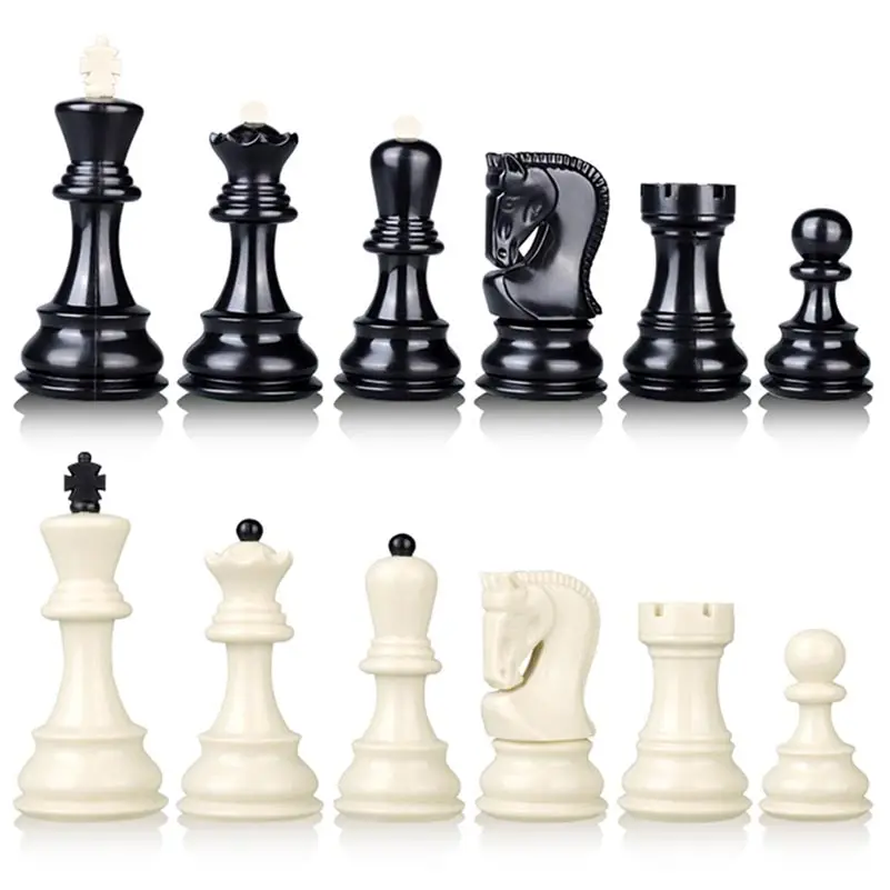 

34pcs Luxury Large Chess Pieces Complete Chessmen For Elementary School Beginner Club Family Entertainment Board Games