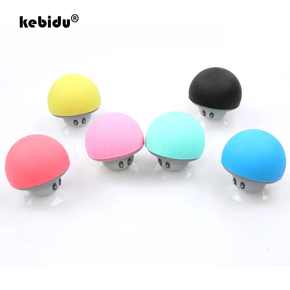 Bluetooth мини Колонка kebidu в виде гриба водонепроницаемый силиконовый держатель для
