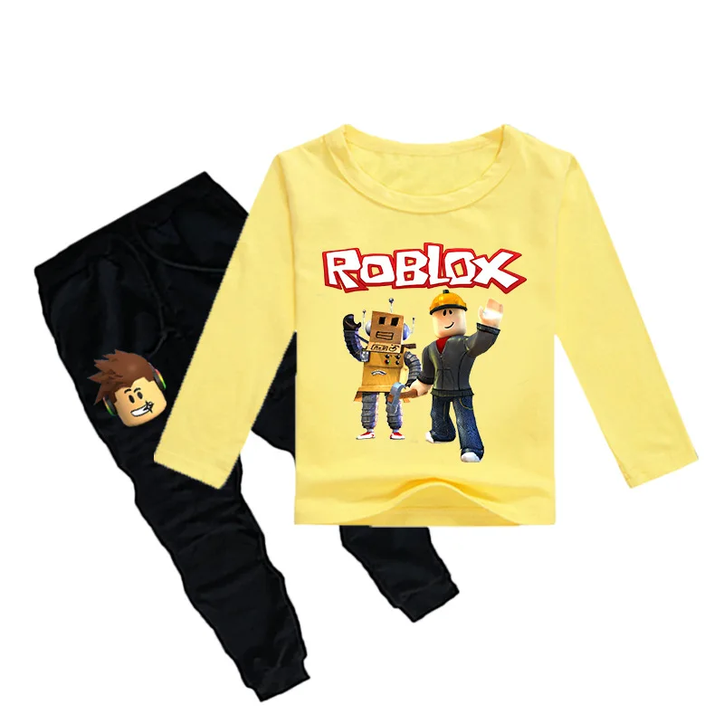 

Kids Clothes Set Girls 10 To 12 Teenage Kids Summer T-shirt +pant 2pcs Set Girls Robloxing Jacket Anime Pattern Clothes Sets
