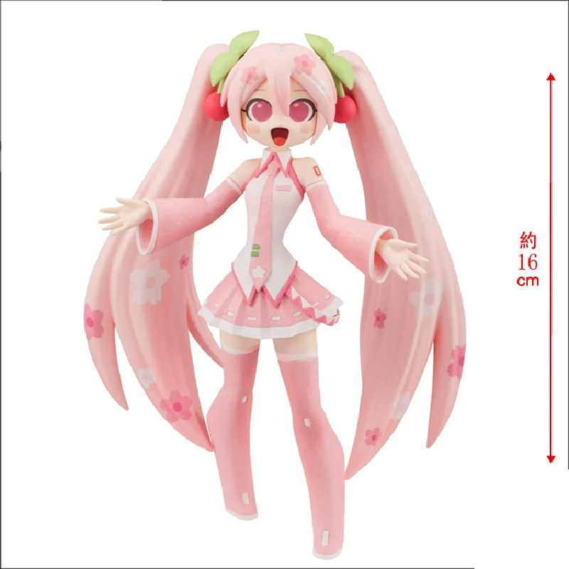 

Bandai Anime Girl Miku Tokyo Cartoony Cartoon Sakura Action Figure Boxed Pvc Model Adult Doll Decoration Toy Children's Gift