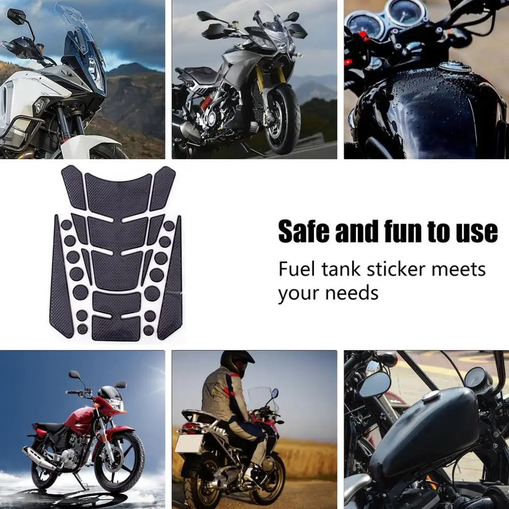 

Motorcycle Fuel Tank Stickers Locomotive Fish Bone Stickers Universal For Suzuki For Yamaha Decorative Stickers