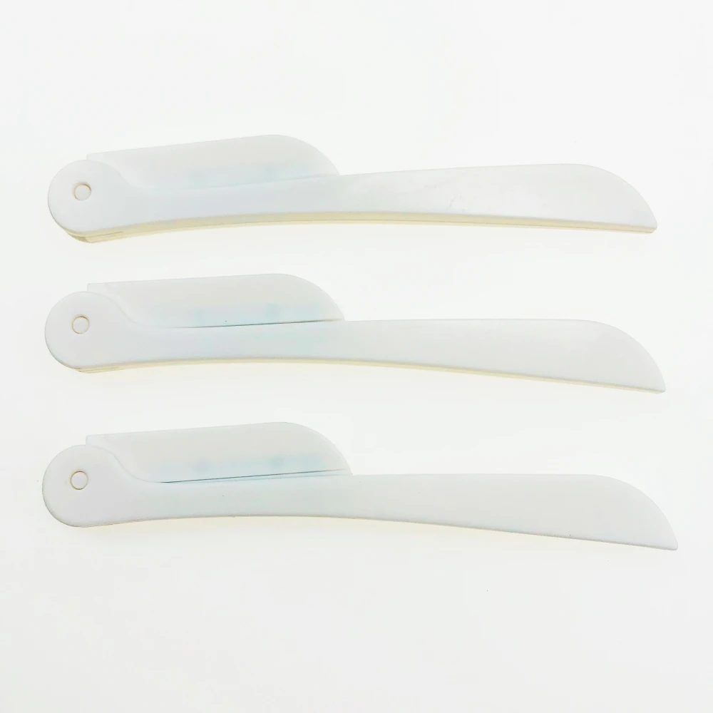 

3 Pcs Foldable Eyebrow Shaver Hair Shaver Eyebrow Razor Trimmer Remover Blade Epilator Eyebrow Scissors Face Makeup Beauty Tool