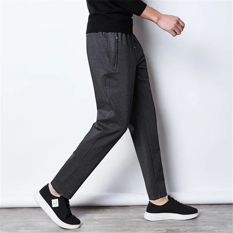 Мужские повседневные брюки мужские большого размера одежда для мужчин черные