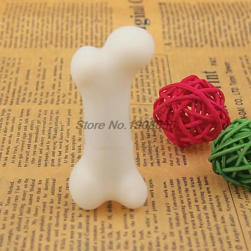 Милые Собаки кости USB флешки мультфильм в форме флэш-накопитель 128 МБ 32 Гб внешний