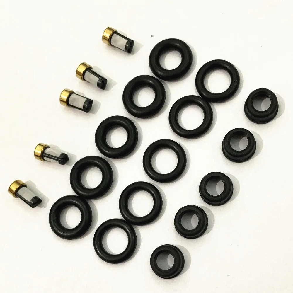 5 комплектов оптом ремонтные наборы деталей топливной форсунки для 01-05 Volvo S60 S80