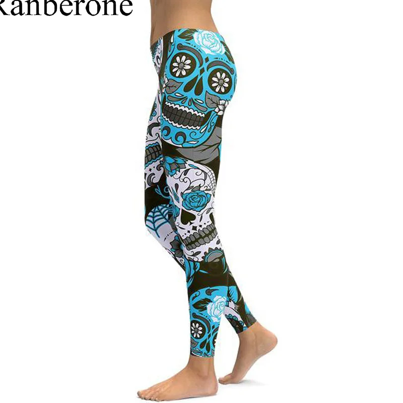 Новинка 2020 штаны для йоги с принтом женские Уникальные леггинсы фитнеса