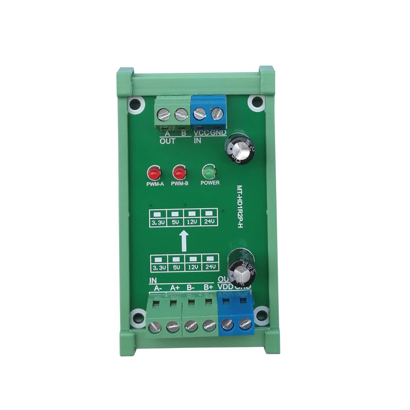High-speed pulse signal 2MHz MCU PLC 3.3V 5V 12V 24V voltage level conversion module NPN output Optocoupler isolation |