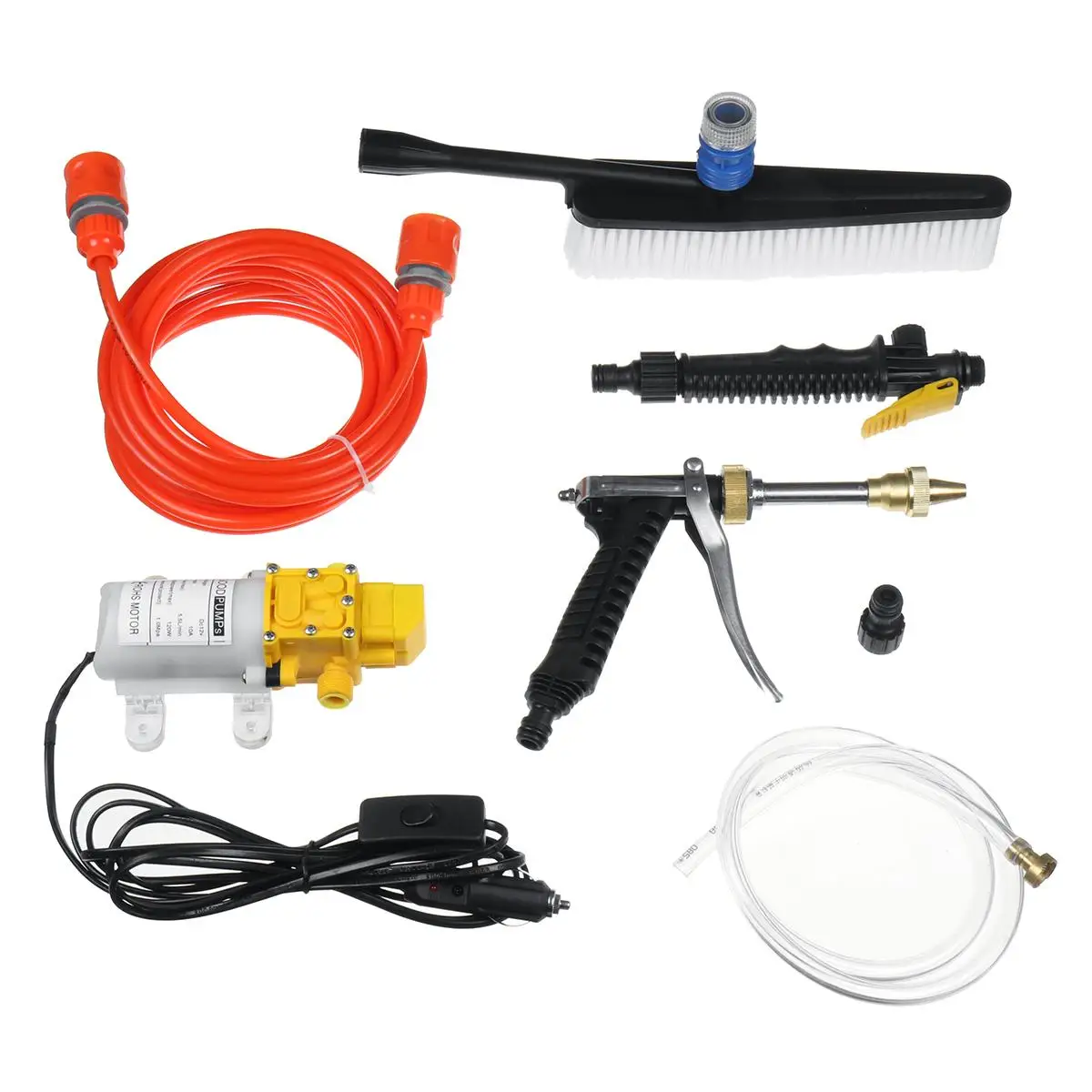 Скидка Электрическое устройство для мойки автомобиля, портативное устройство для мойки автомобиля, 12 В
