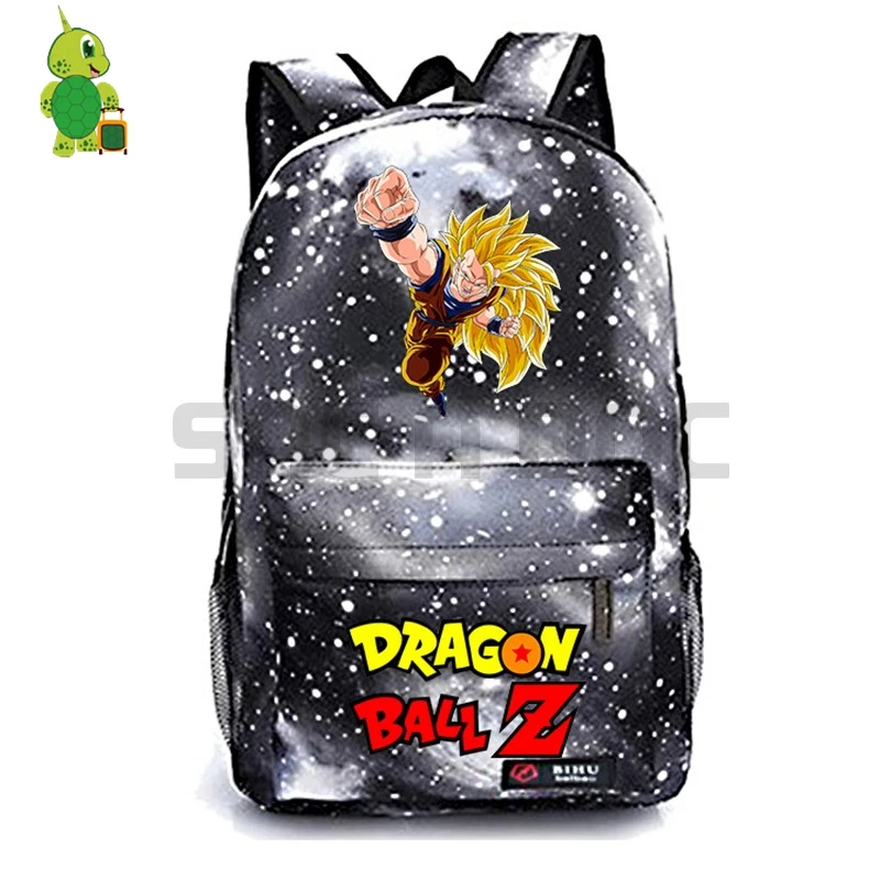 17 Mochila Dragon Ball Z рюкзак Goku Super Saiyan для мальчиков и девочек рюкзак для подростков школьные сумки галактика Звездная ночь дорожная сумка - Цвет: 17