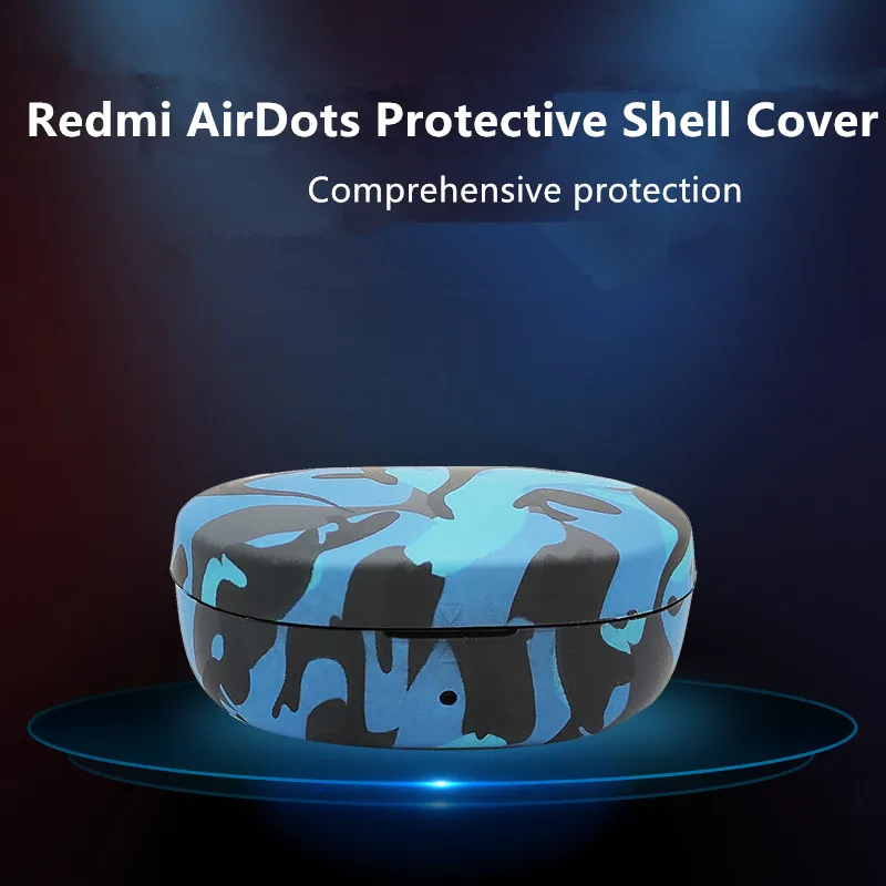 Силиконовый чехол для Xiaomi Redmi AirDots Youth Edition хранения наушников сменный защитный