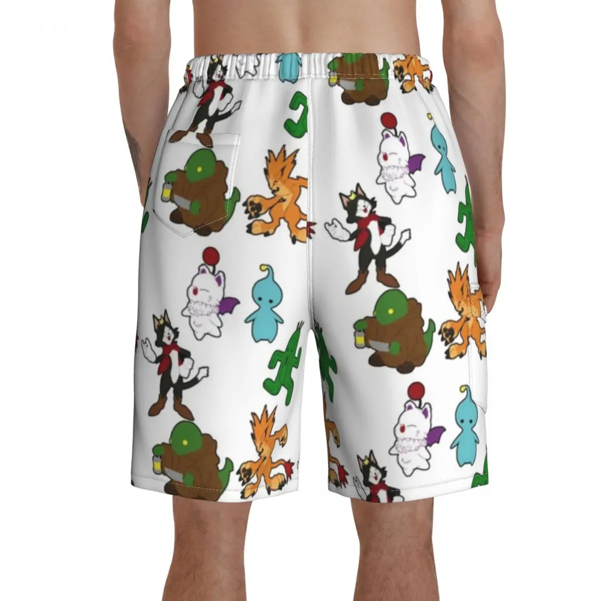 

Tonberry Board Shorts Polyester Swimming Trunks Bathing Pattern Men Swim Trunks