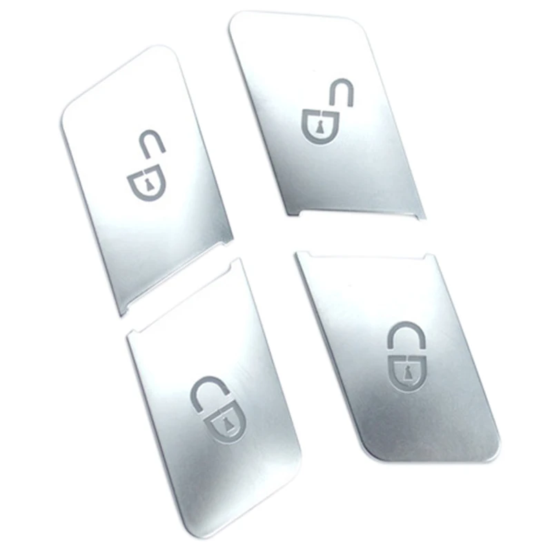 4 шт. двери автомобиля разблокировка кнопок декоративный чехол с блестками