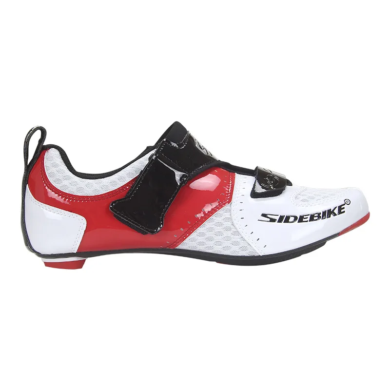 SIDEBIKE Ultralight Men's Carbon Cycling Shoes Breathable Filter Water Triathlon Racing Riding Bike Bicycle with Cleats | Спорт и