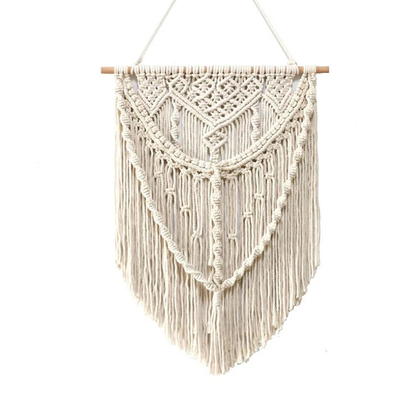 

Macrame Wall Hanging Tapestry Wall Decor Bohemian Woven Bohemian Tapestry Geometric Art Home Decoration