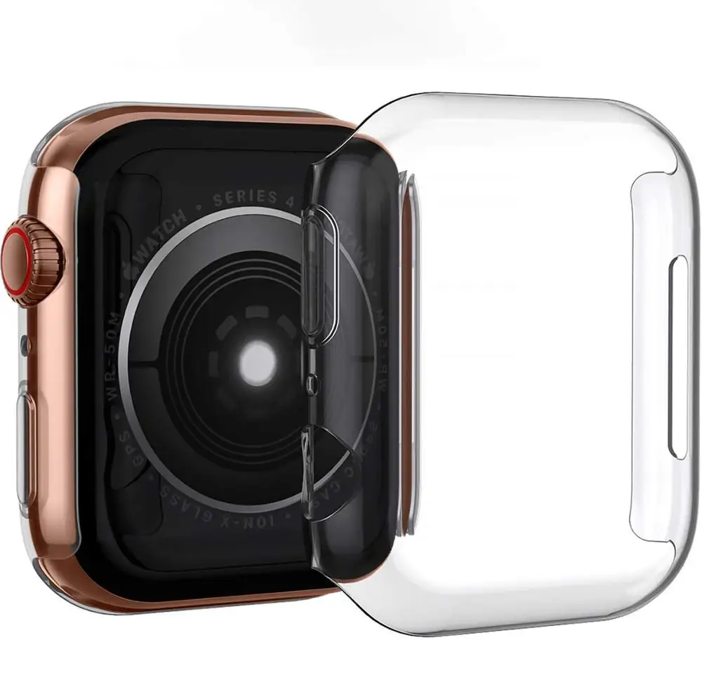 Защитная крышка для apple Watch band 4(iwatch 5) 44 мм 40 мм apple watch 3 2 1 42 мм 38 мм водонепроницаемый Бампер аксессуары