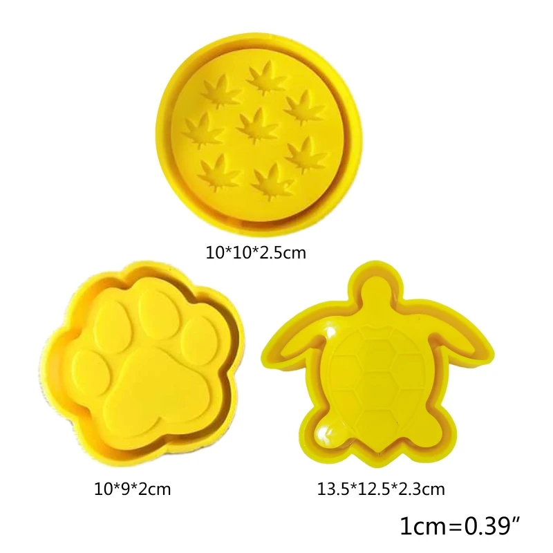 

DIY Crafts Round Potleaf Ashtray Silicone Mould Desktop Decoration Making Tools Crystal Epoxy Coaster Cup Pad Resin Mold