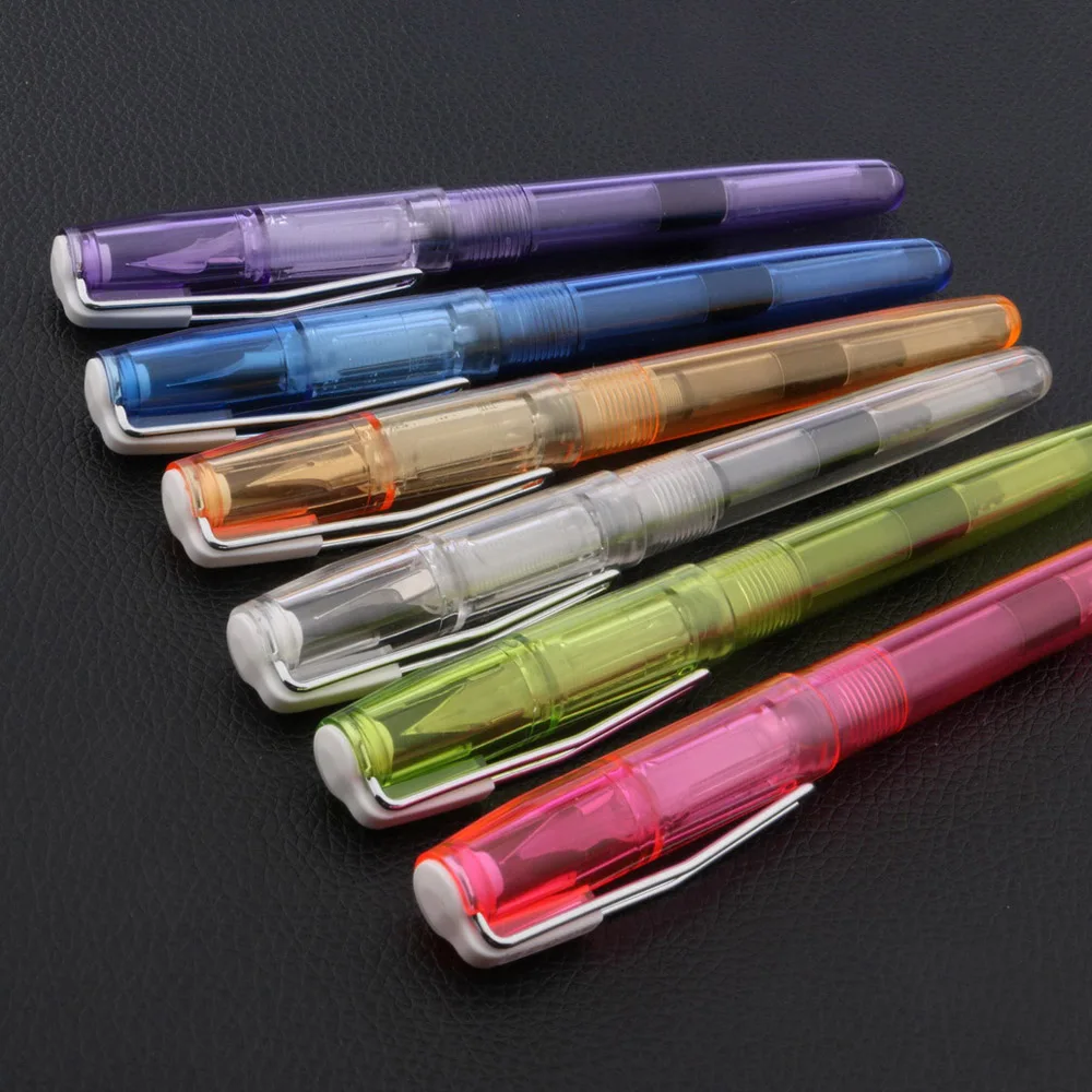 Ручка для письма Канцтовары прозрачная пластиковая Классическая Ручка|Перьевые