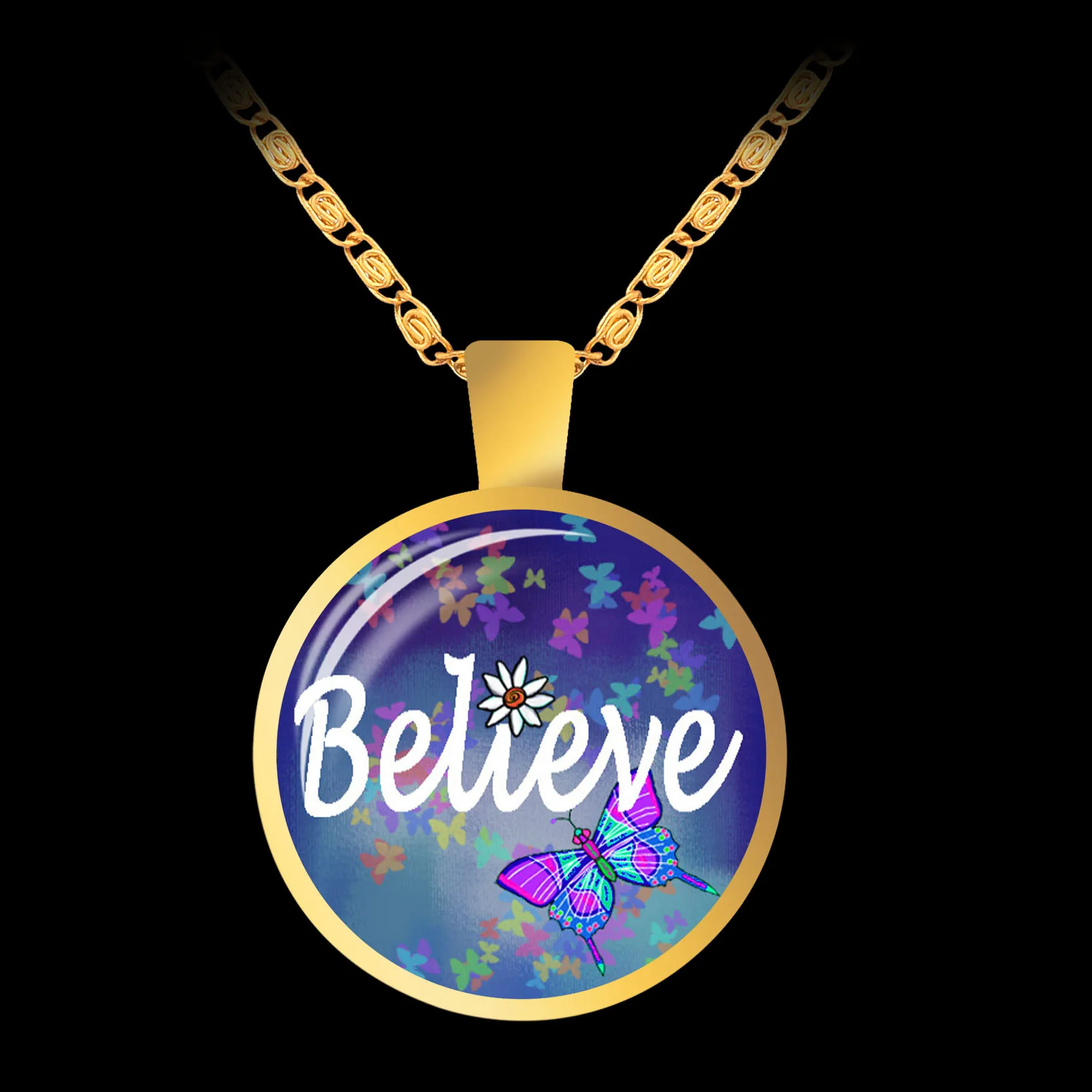 Надпись Hope Faith Love Библия сюжеты цитаты подвеска золотое ожерелье модный подарок