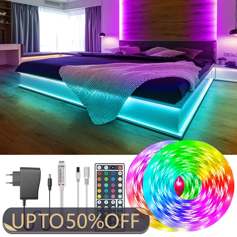 

RGB led strip light DC12V RGB Flexible Tape Led Ribbon 5M 10M 20M 30M Led Strip LightRGB led strip light DC12V RGB Flexible Tape