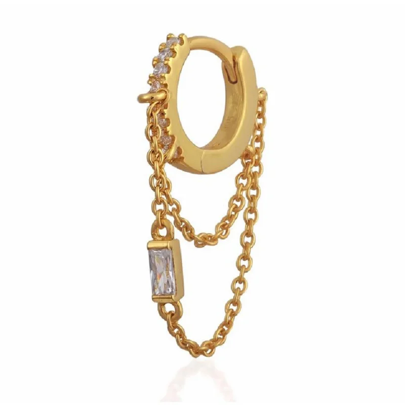 Оптовая тесемочная серьга золотого и серебряного цвета с романтическим кругом из кубического циркония в стиле элегантной моды для женщин - дешевое украшение.