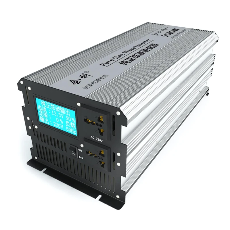 Электрооборудование HK-2500P 5000 Вт Чистая Синусоидальная волна инвертор DC 12 В 24 в 48 в 60 в 72 в к AC 110 В/220 В преобразователи