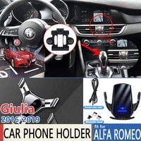 car mobile phone holder for alfa romeo giulia 952 2016 2017 2018 2019 telephone stand bracket vent accessories for iphone huawei